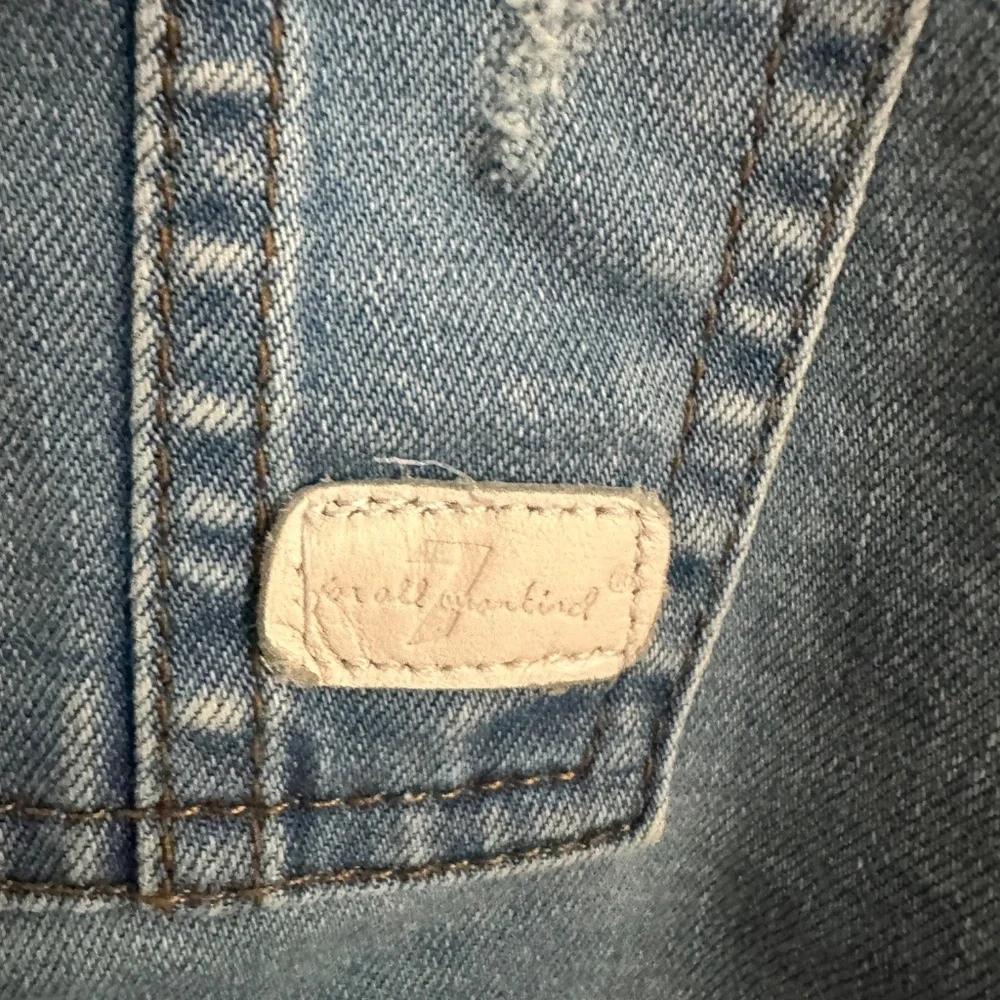 7 for all Mankind Toddler Girls Overall Shorts with Lace detail size 18 M